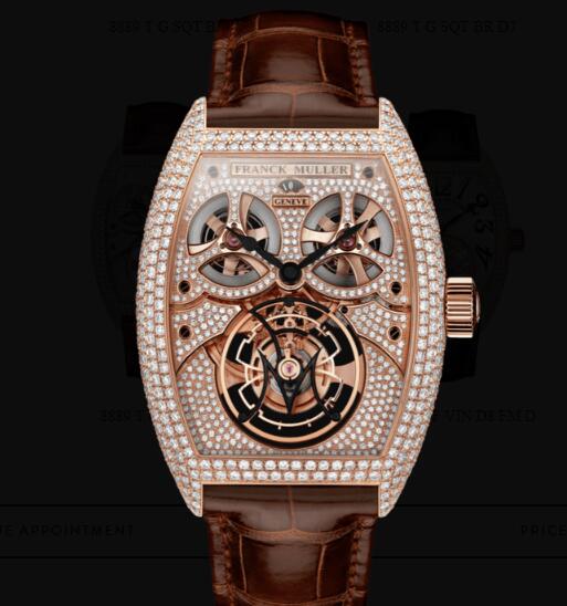 Franck Muller Giga Tourbillon Replica Watches for sale Cheap Price 8889 T G D8 MVT D 5N